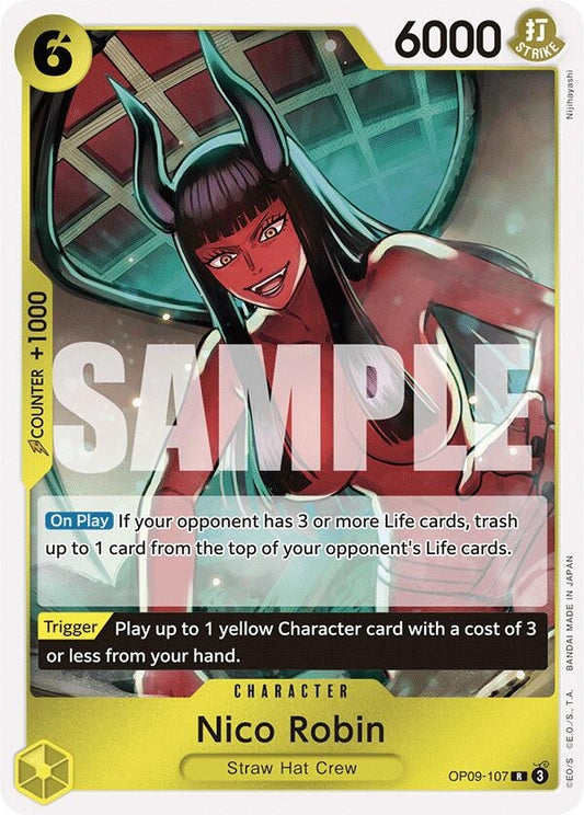 Image for Nico Robin (107) (OP09-107) (OP09) - One Piece Card Game