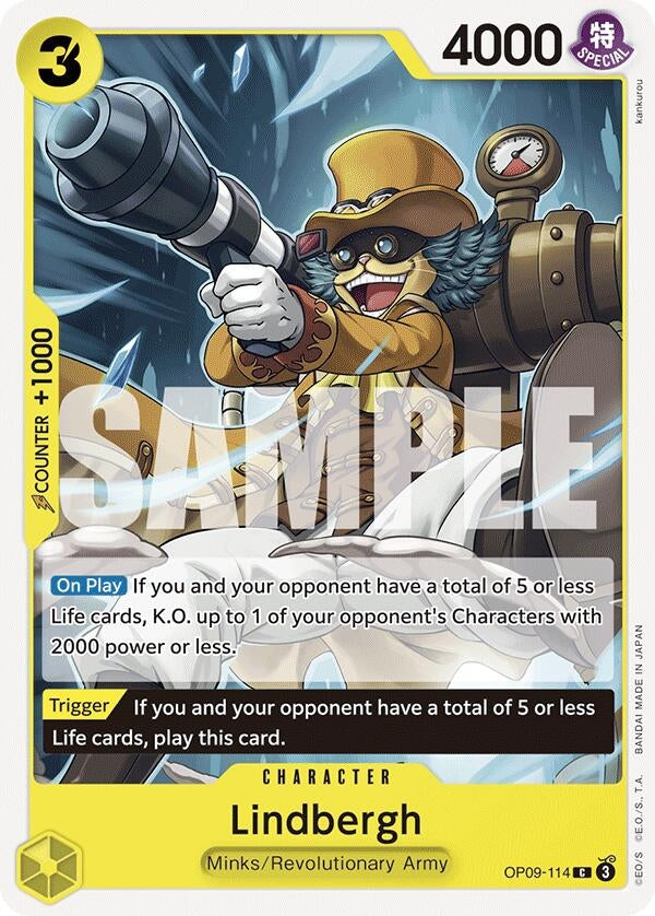 Image for Lindbergh (OP09-114) (OP09) - One Piece Card Game