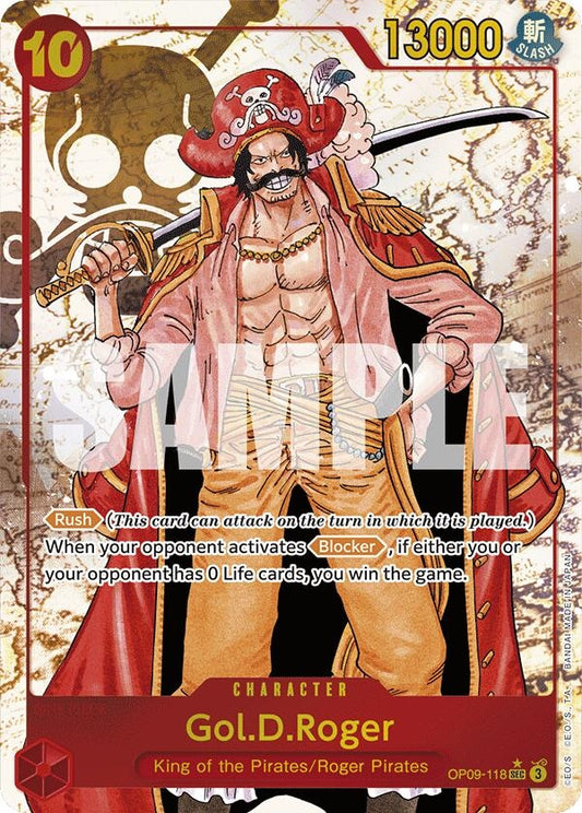 Image for Gol.D.Roger (Alternate Art) (OP09-118) (OP09) - One Piece Card Game