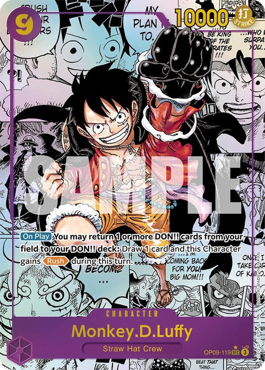 Image for Monkey.D.Luffy (119) (Manga) (OP09-119) (OP09) - One Piece Card Game