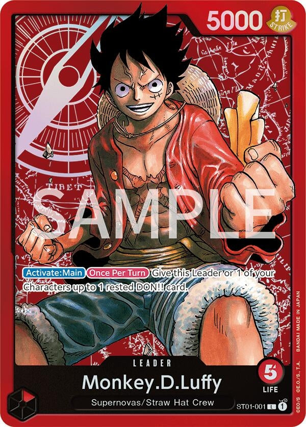 Image for Monkey.D.Luffy (ST01-001) (OPRP) - One Piece Card Game