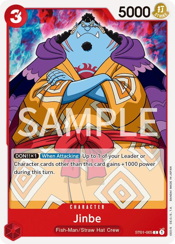 Image for Jinbe (ST01-005) (OPRP) - One Piece Card Game