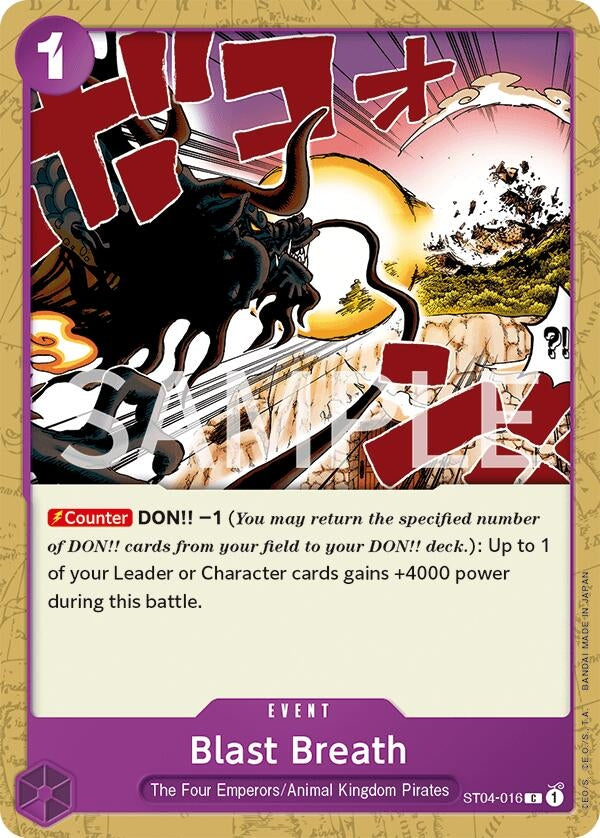 Image for Blast Breath (ST04-016) (OPRP) - One Piece Card Game