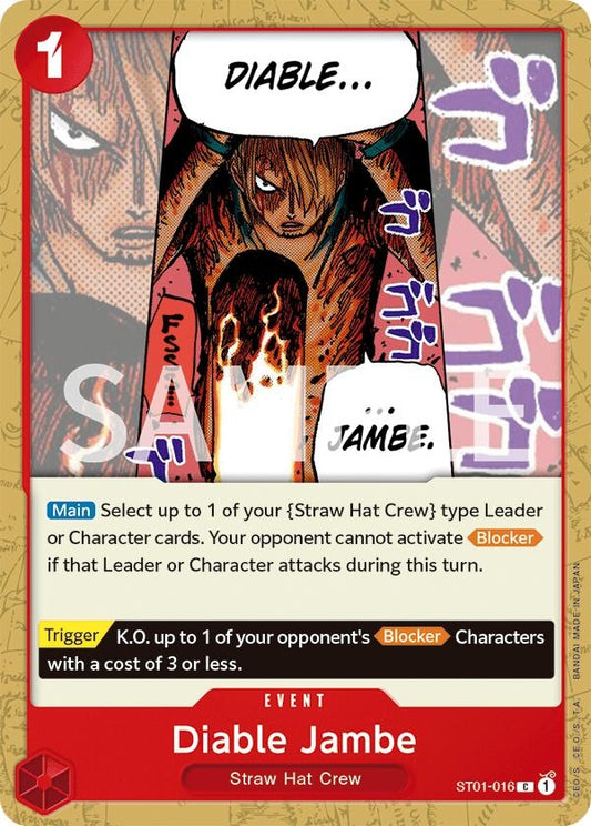 Image for Diable Jambe (ST01-016) (OPRP) - One Piece Card Game