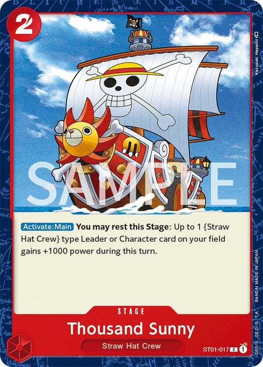 Image for Thousand Sunny (ST01-017) (OPRP) - One Piece Card Game