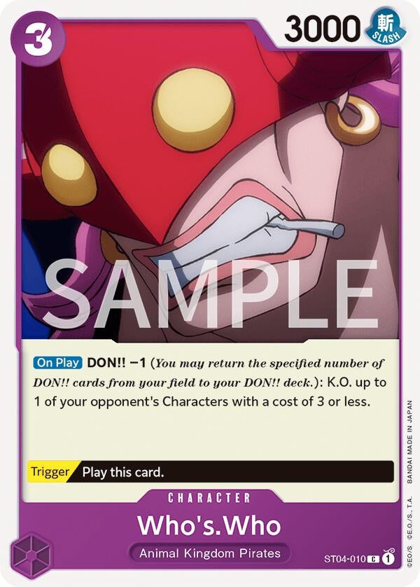 Image for Who's.Who (ST04-010) (OPRP) - One Piece Card Game