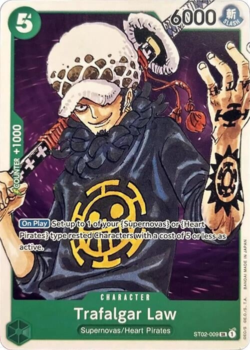 Image for Trafalgar Law (ST02-009) (OPRP) - One Piece Card Game