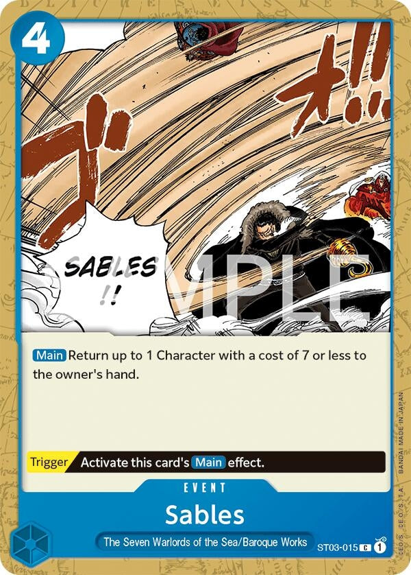 Image for Sables (ST03-015) (OPRP) - One Piece Card Game