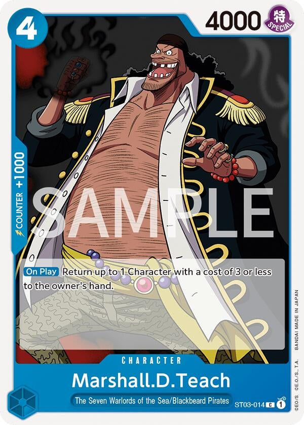 Image for Marshall.D.Teach (ST03-014) (OPRP) - One Piece Card Game