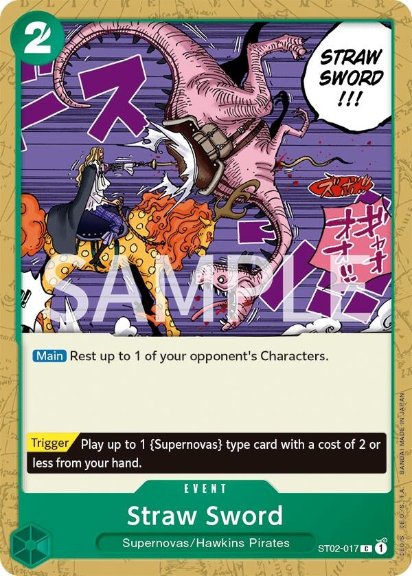 Image for Straw Sword (ST02-017) (OPRP) - One Piece Card Game