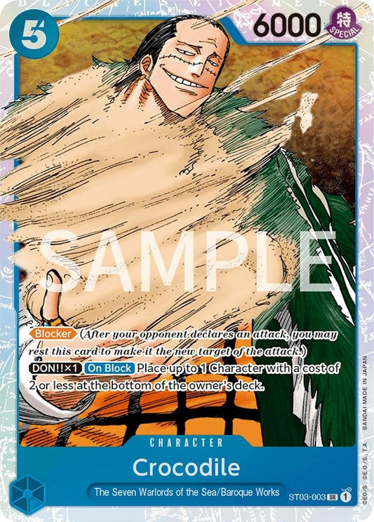 Image for Crocodile (003) (ST03-003) (OPRP) - One Piece Card Game