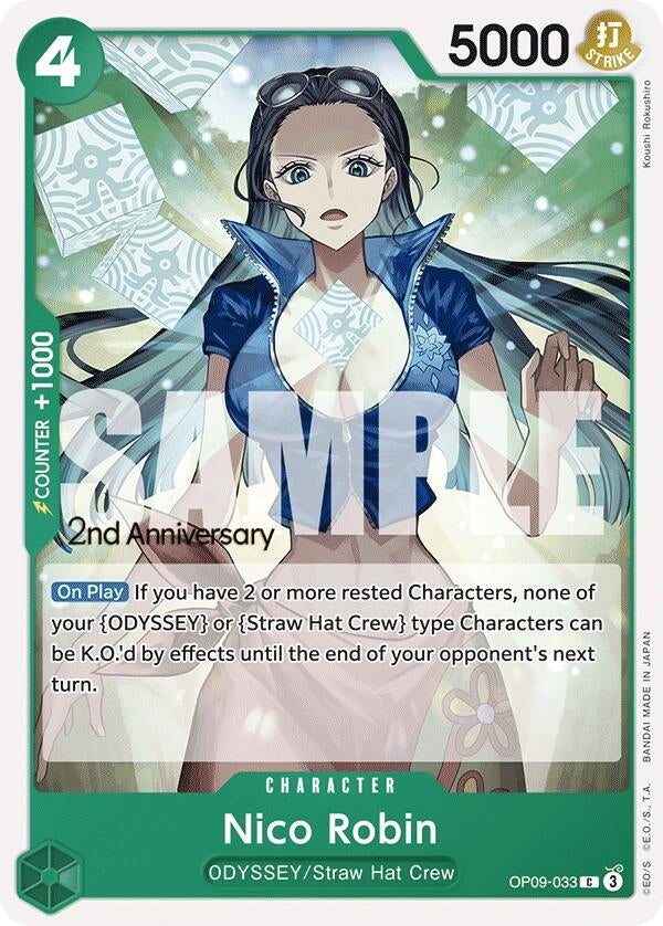 Image for Nico Robin (033) (OP09-033) (OP09 ANN) - One Piece Card Game