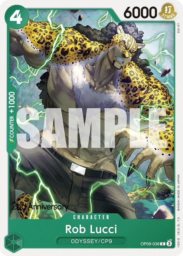 Image for Rob Lucci (038) (OP09-038) (OP09 ANN) - One Piece Card Game