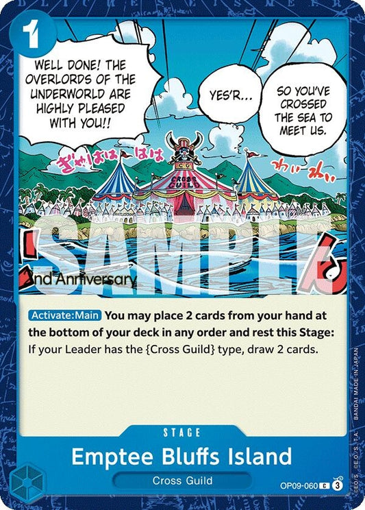 Image for Emptee Bluffs Island (OP09-060) (OP09 ANN) - One Piece Card Game