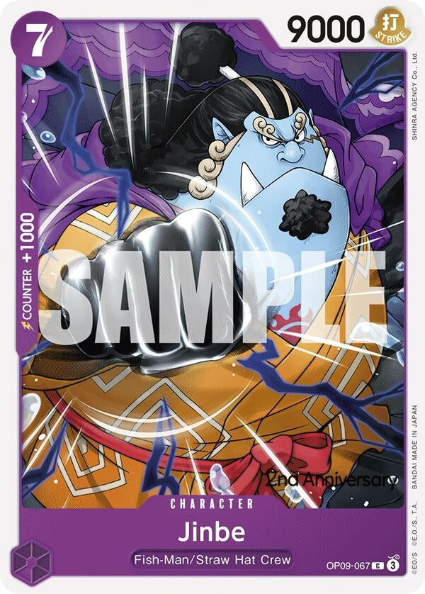 Image for Jinbe (OP09-067) (OP09 ANN) - One Piece Card Game