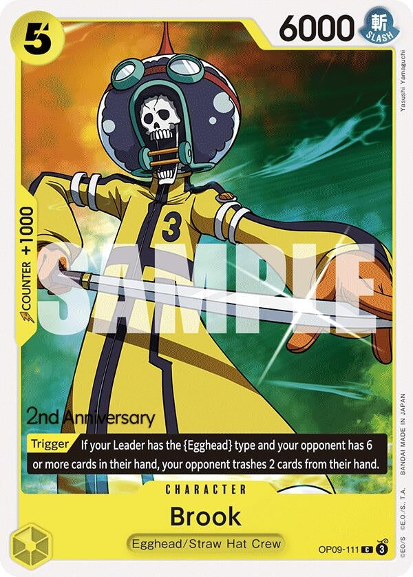 Image for Brook (111) (OP09-111) (OP09 ANN) - One Piece Card Game