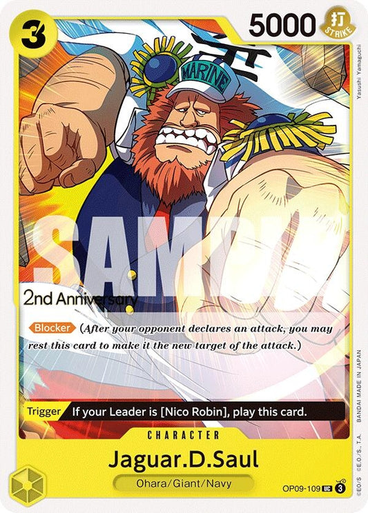 Image for Jaguar.D.Saul (OP09-109) (OP09 ANN) - One Piece Card Game