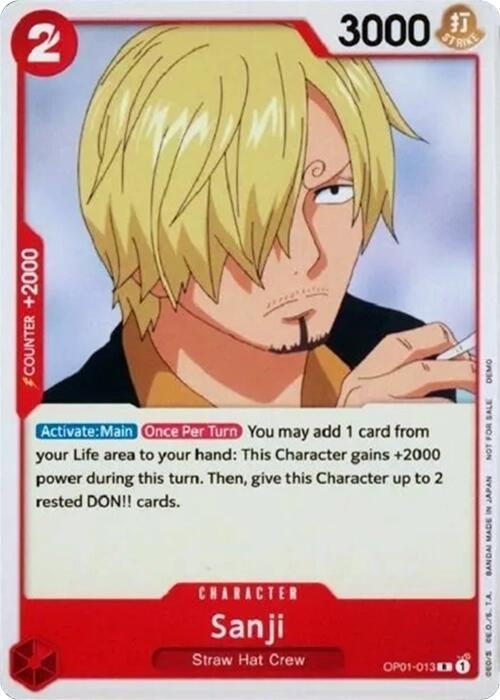 Image for Sanji (OP01-013) (OPDD) - One Piece Card Game