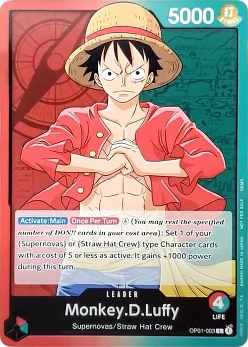 Image for Monkey.D.Luffy (003) (OP01-003) (OPDD) - One Piece Card Game