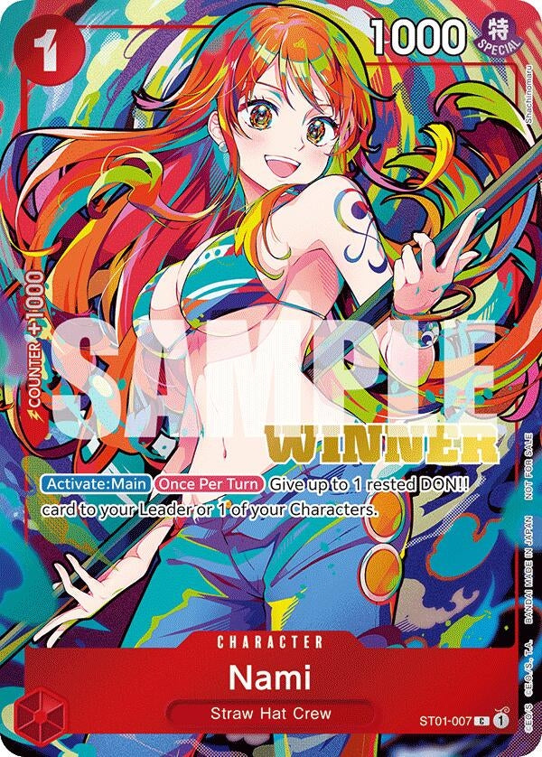 Image for Nami (2025 New Year Event Winner) (ST01-007) (OP-PR) - One Piece Card Game