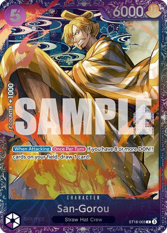 Image for San-Gorou (Treasure Cup 2025) (ST18-003) (OP-PR) - One Piece Card Game