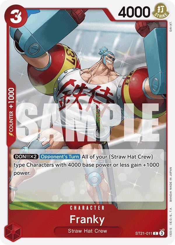 Image for Franky (ST21-011) (ST21) - One Piece Card Game