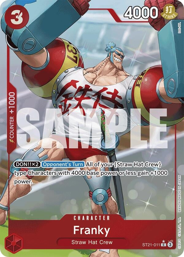 Image for Franky (Parallel) (ST21-011) (ST21) - One Piece Card Game