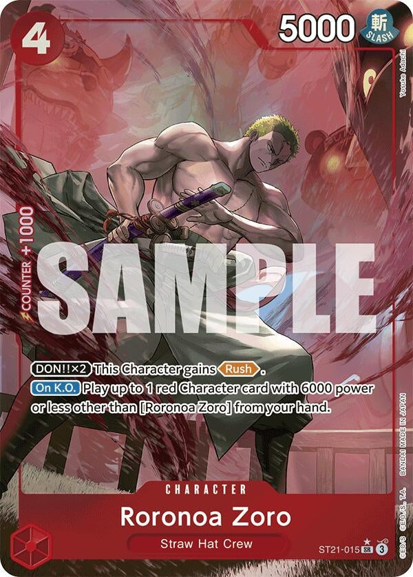 Image for Roronoa Zoro (Parallel) (ST21-015) (ST21) - One Piece Card Game