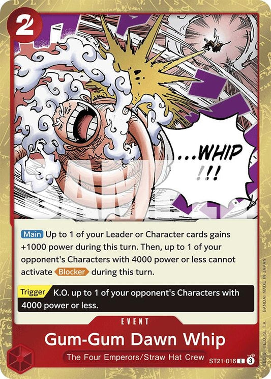Image for Gum-Gum Dawn Whip (ST21-016) (ST21) - One Piece Card Game