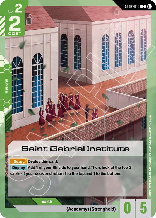 Image for Saint Gabriel Institute (ST02-015) (GD01_b) - Gundam Card Game