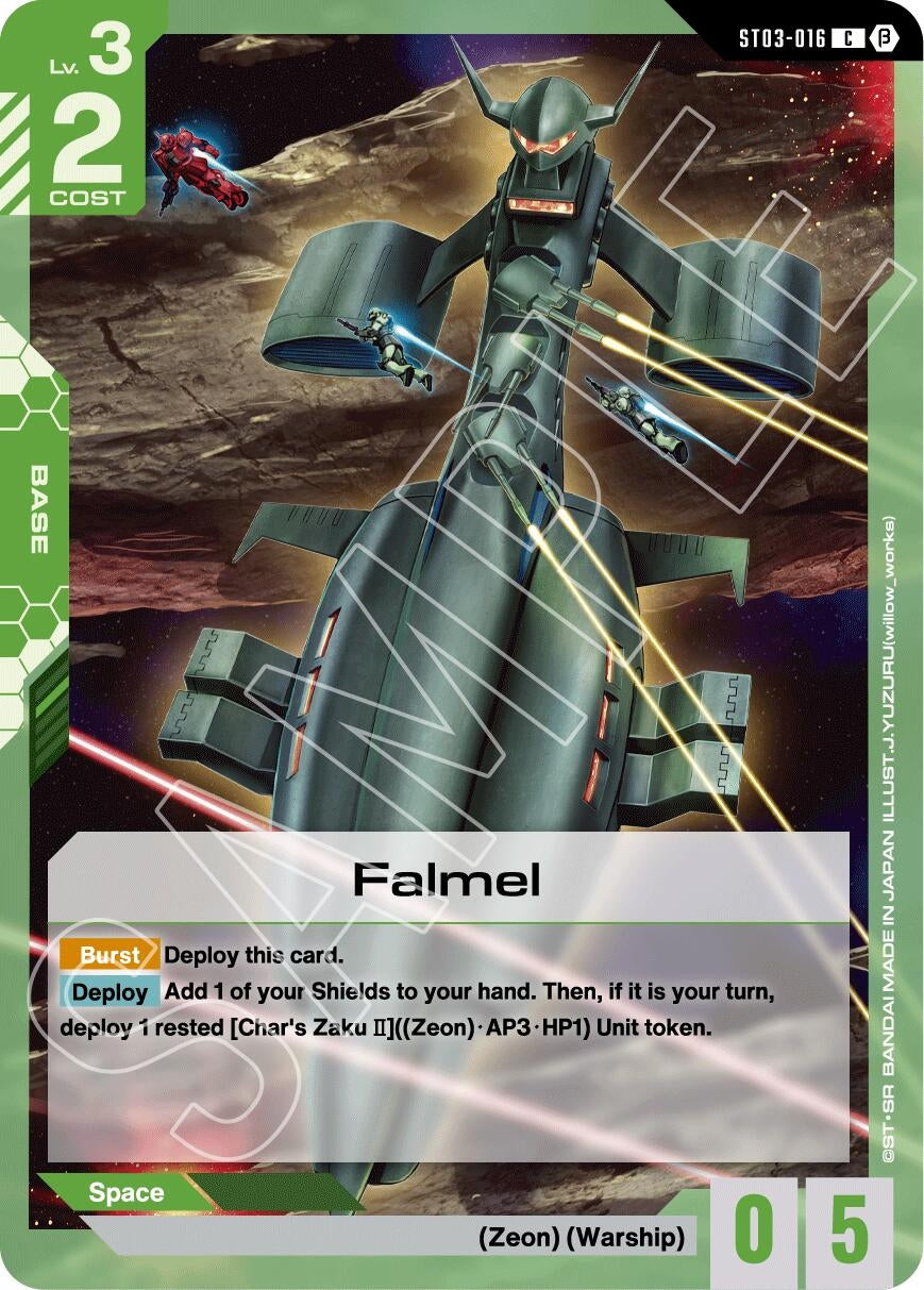 Image for Falmel (ST03-016) (GD01_b) - Gundam Card Game