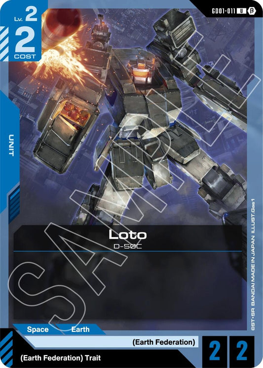 Image for Loto (GD01-011) (GD01_b) - Gundam Card Game