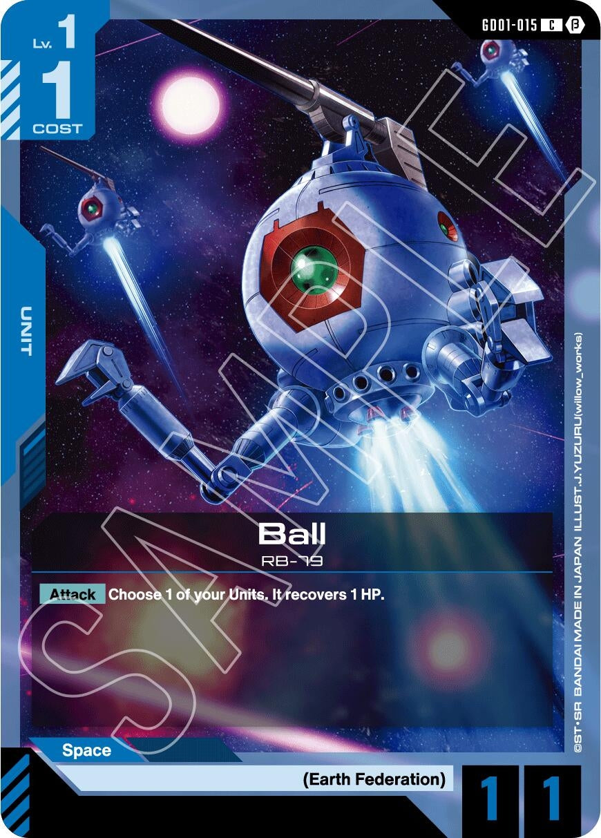 Image for Ball (GD01-015) (GD01_b) - Gundam Card Game