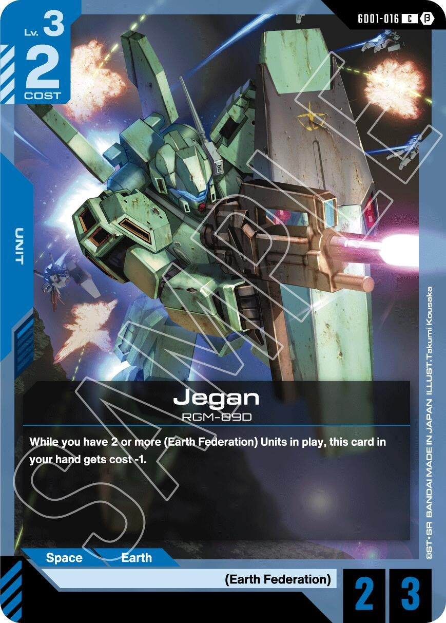 Image for Jegan (GD01-016) (GD01_b) - Gundam Card Game