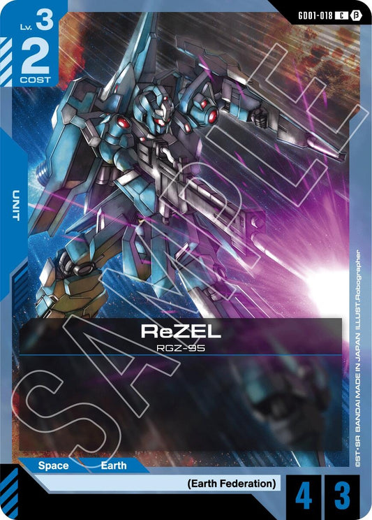 Image for ReZEL (GD01-018) (GD01_b) - Gundam Card Game