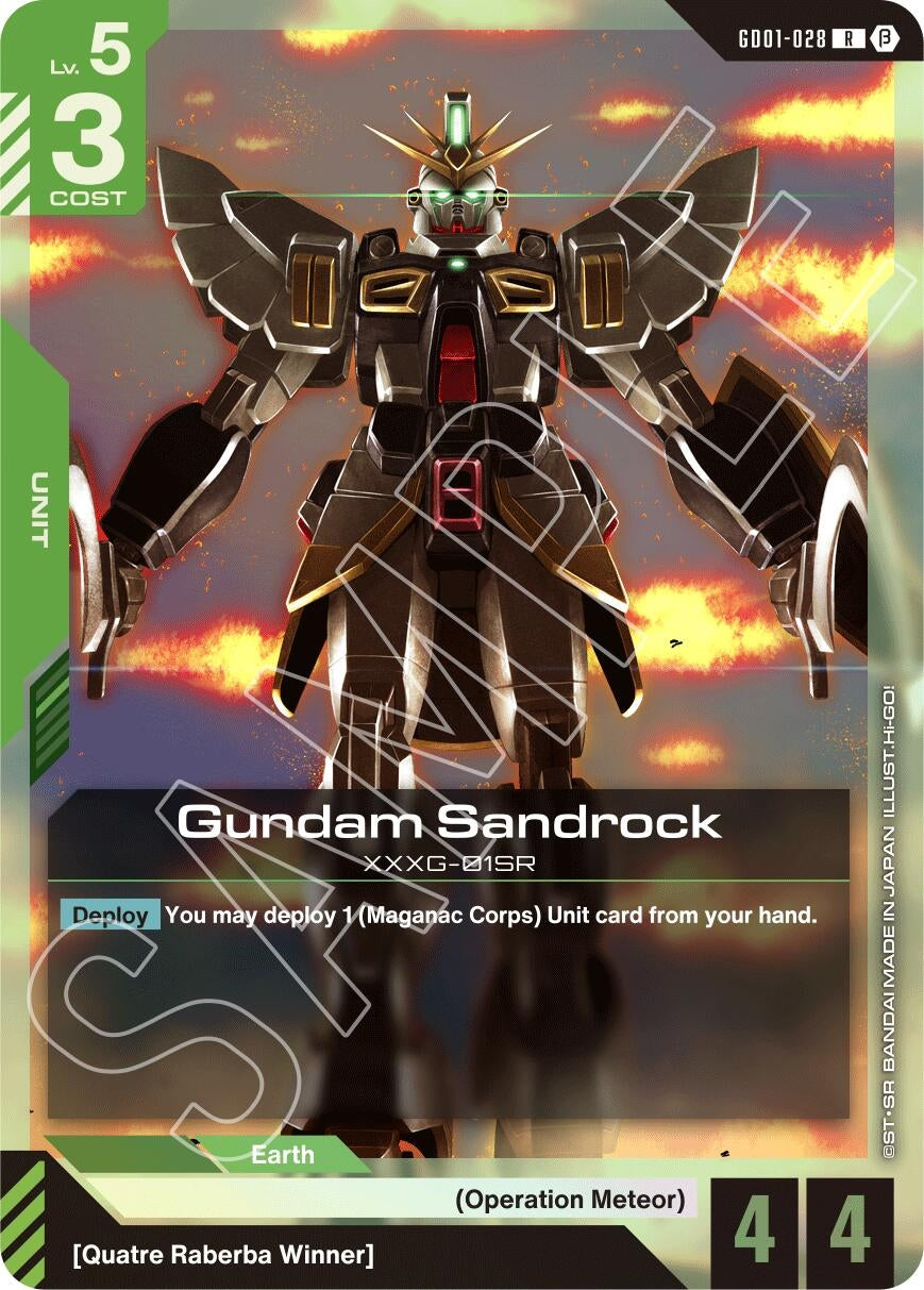 Image for Gundam Sandrock (GD01-028) (GD01_b) - Gundam Card Game