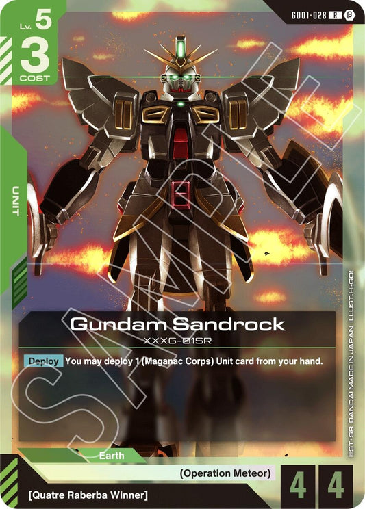 Image for Gundam Sandrock (GD01-028) (GD01_b) - Gundam Card Game