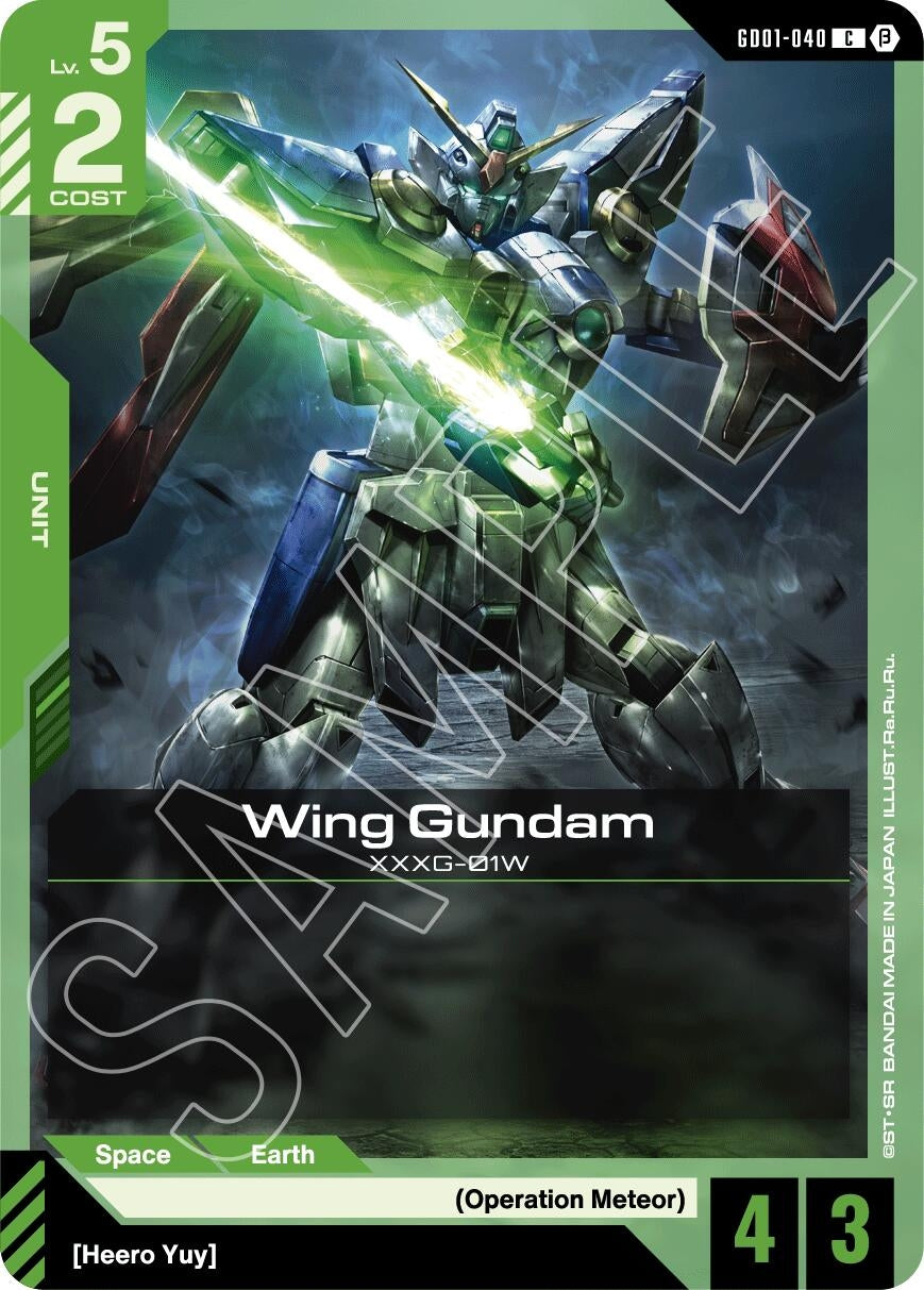 Image for Wing Gundam (GD01-040) (GD01_b) - Gundam Card Game