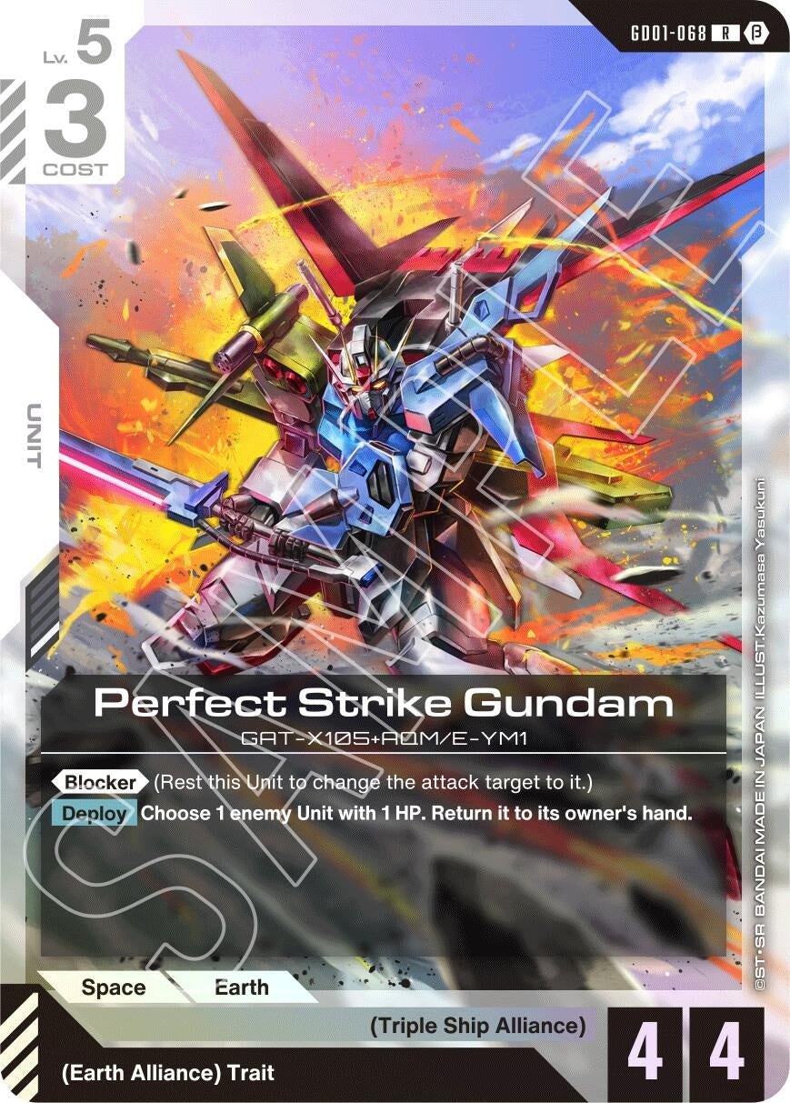 Image for Perfect Strike Gundam (GD01-068) (GD01_b) - Gundam Card Game
