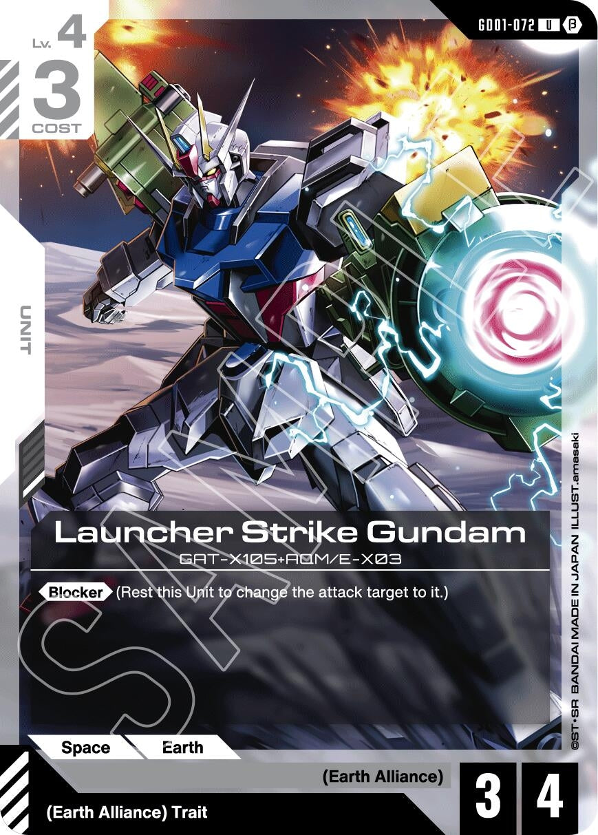 Image for Launcher Strike Gundam (GD01-072) (GD01_b) - Gundam Card Game
