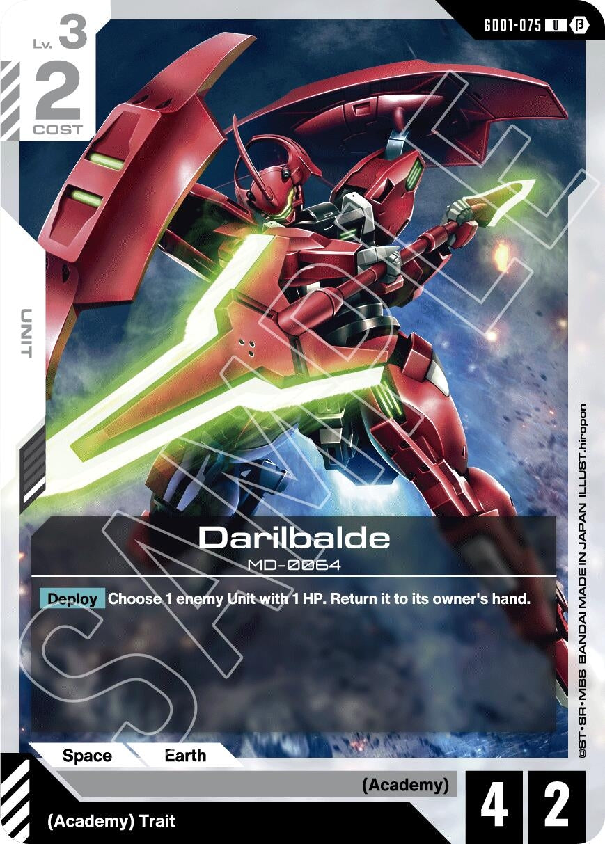 Image for Darilbalde (GD01-075) (GD01_b) - Gundam Card Game