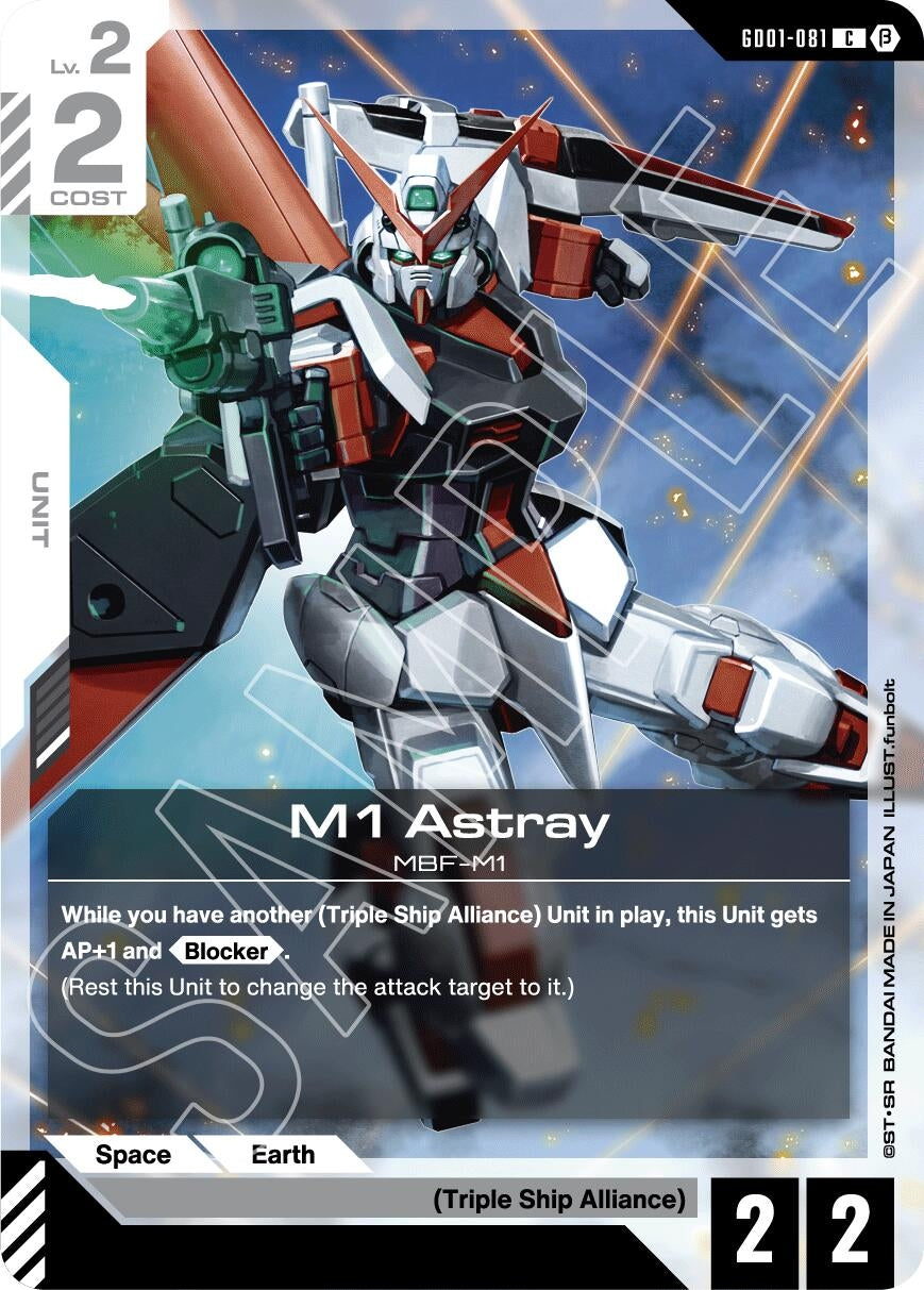 Image for M1 Astray (GD01-081) (GD01_b) - Gundam Card Game