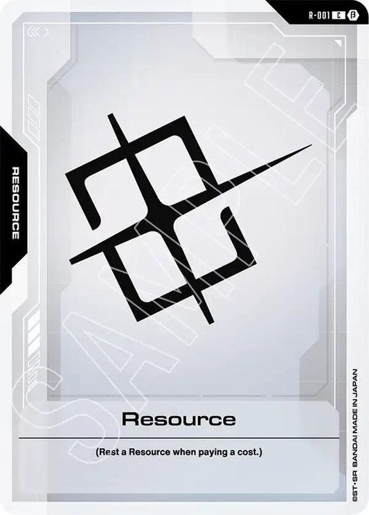 Image for Resource (R-001) (GD01_b) - Gundam Card Game