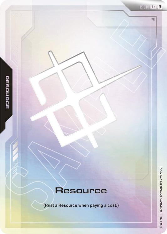 Image for Resource (C+) (R-001) (GD01_b) - Gundam Card Game
