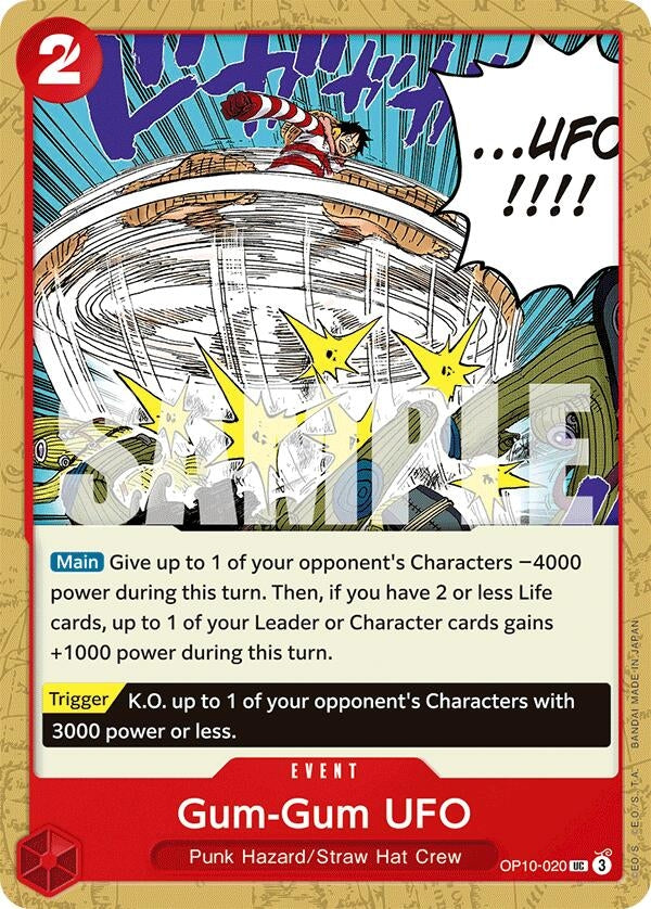 Image for Gum-Gum UFO (OP10-020) (OP10) - One Piece Card Game