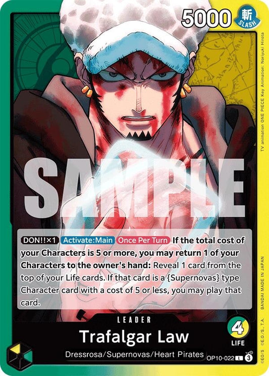 Image for Trafalgar Law (022) (OP10-022) (OP10) - One Piece Card Game