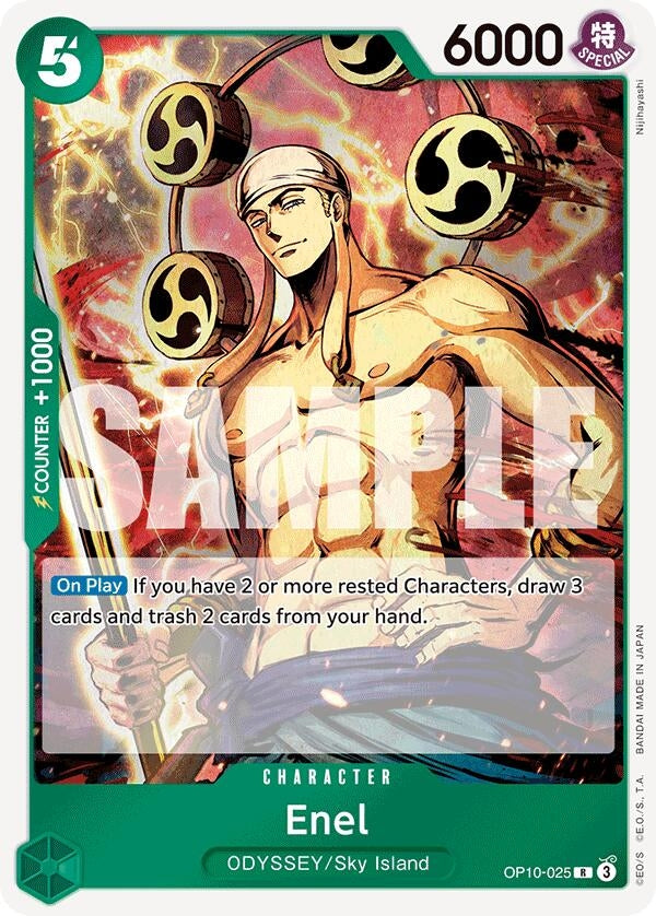 Image for Enel (OP10-025) (OP10) - One Piece Card Game