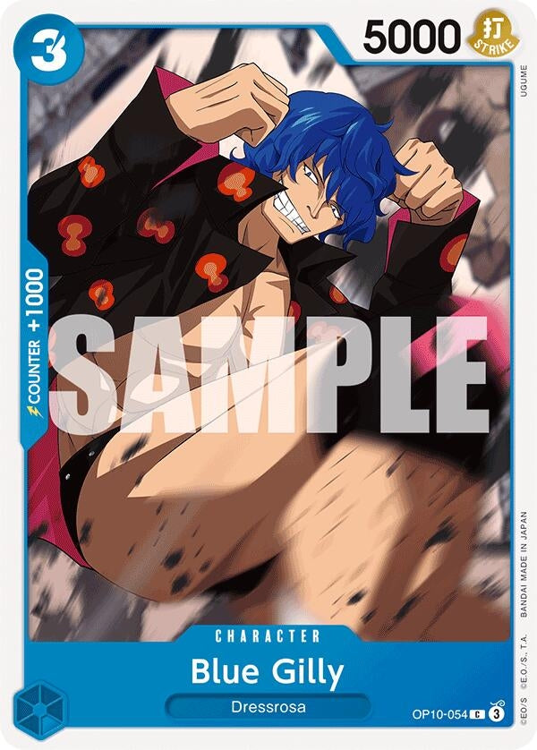 Image for Blue Gilly (OP10-054) (OP10) - One Piece Card Game