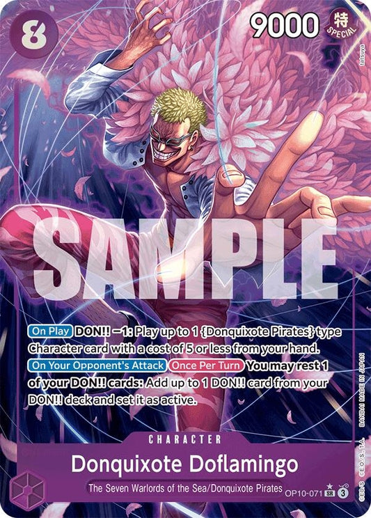Image for Donquixote Doflamingo (Parallel) (OP10-071) (OP10) - One Piece Card Game
