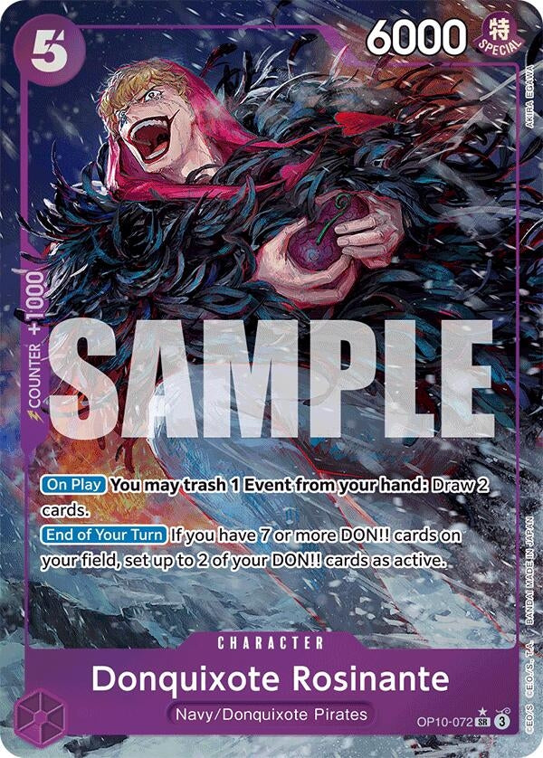 Image for Donquixote Rosinante (Parallel) (OP10-072) (OP10) - One Piece Card Game